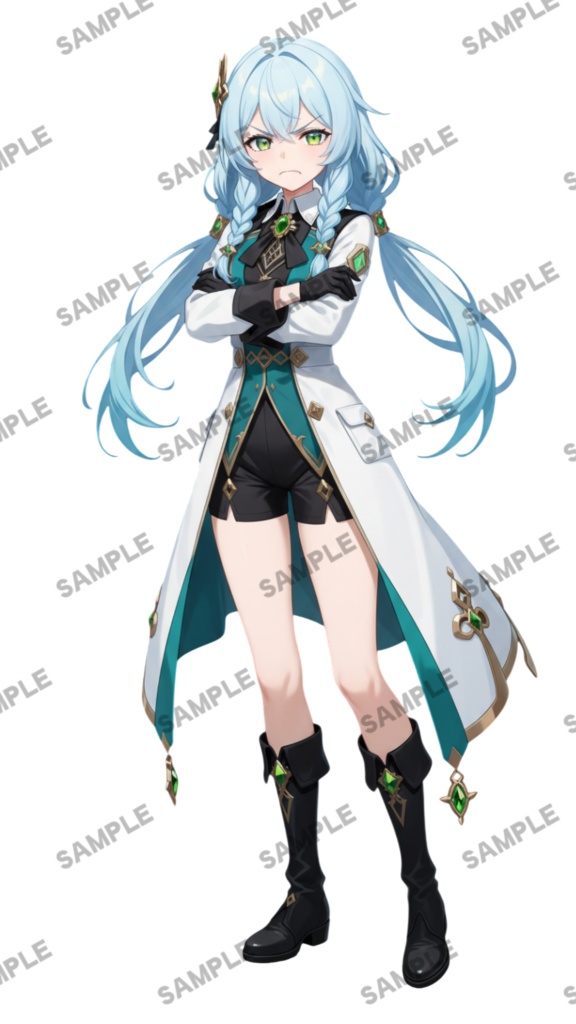 【1点限定 キャラクター】商用OK・表情ポーズ差分6種 立ち絵素材285