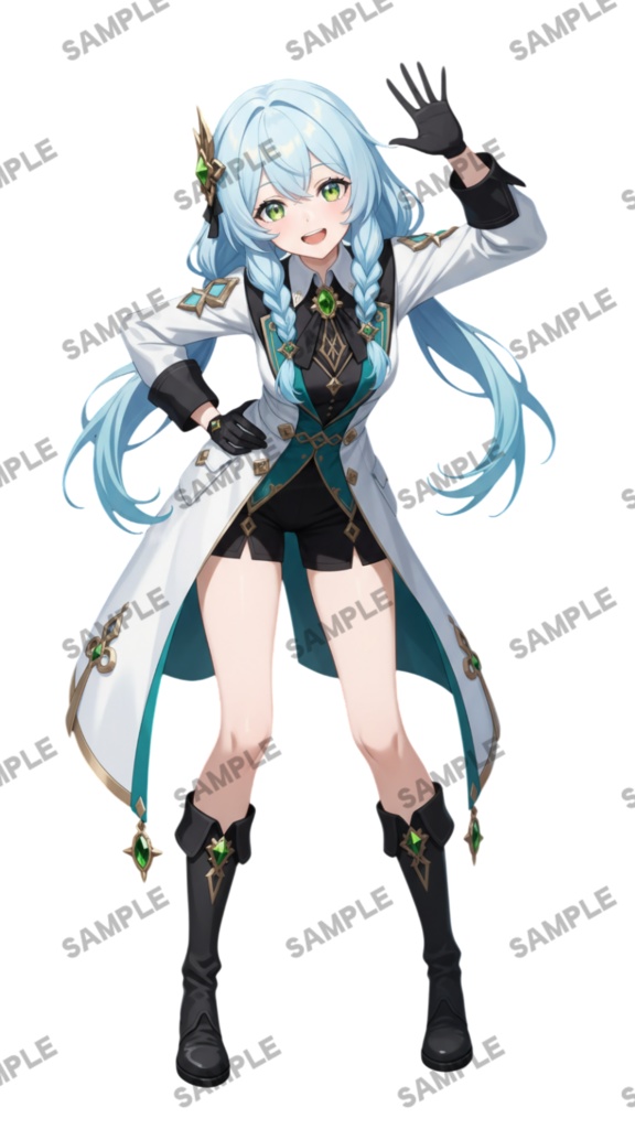 【1点限定 キャラクター】商用OK・表情ポーズ差分6種 立ち絵素材285