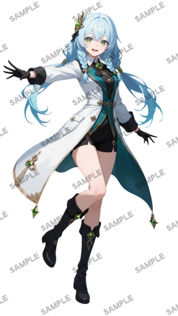 【1点限定 キャラクター】商用OK・表情ポーズ差分6種 立ち絵素材285