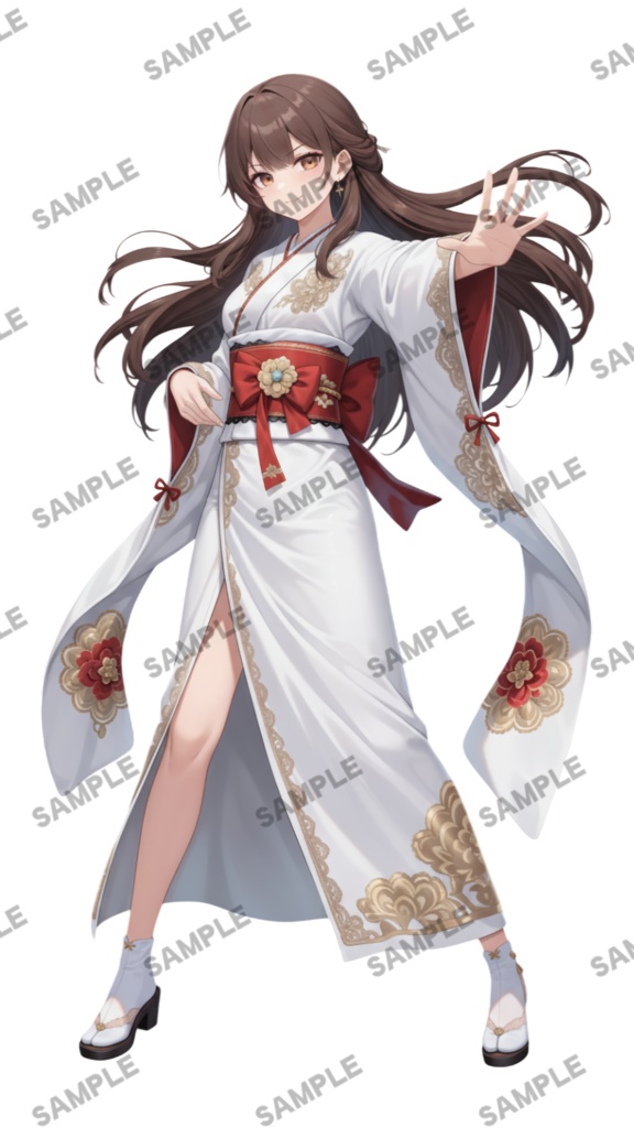 【1点限定 キャラクター】商用OK・表情ポーズ差分6種 立ち絵素材286