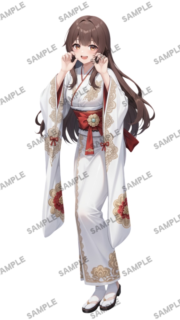 【1点限定 キャラクター】商用OK・表情ポーズ差分6種 立ち絵素材286