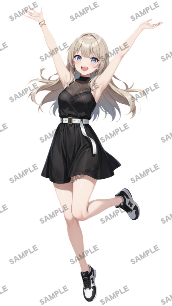 【1点限定 キャラクター】商用OK・表情ポーズ差分6種 立ち絵素材287