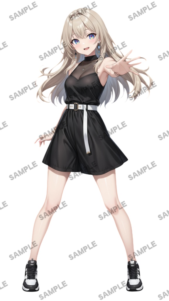 【1点限定 キャラクター】商用OK・表情ポーズ差分6種 立ち絵素材287