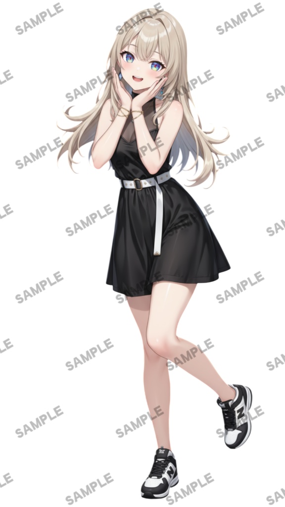 【1点限定 キャラクター】商用OK・表情ポーズ差分6種 立ち絵素材287