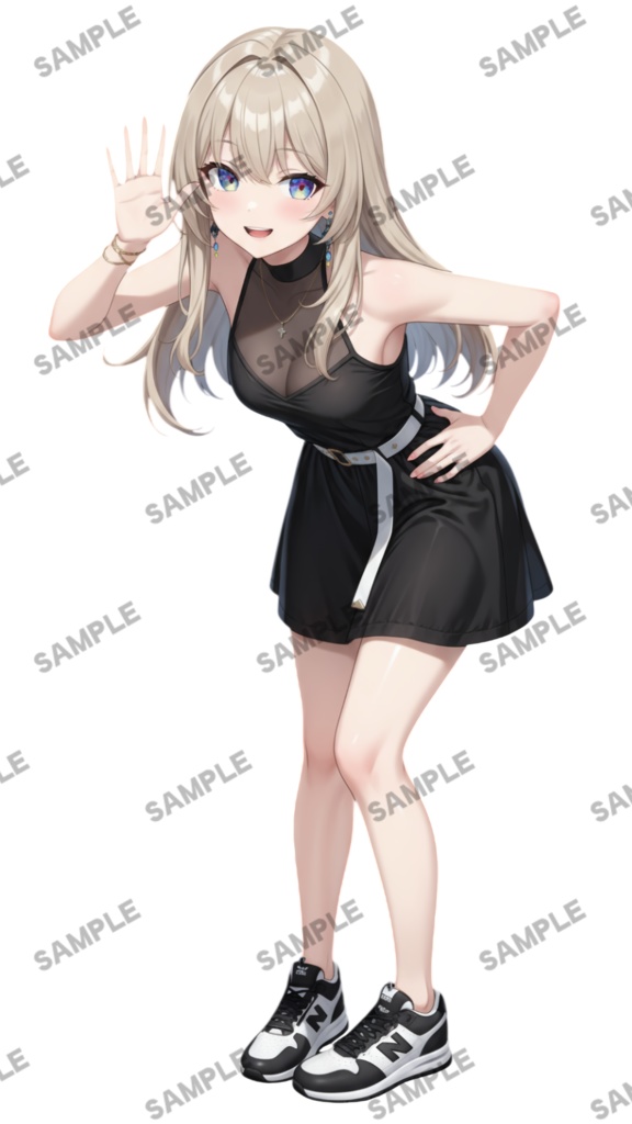 【1点限定 キャラクター】商用OK・表情ポーズ差分6種 立ち絵素材287