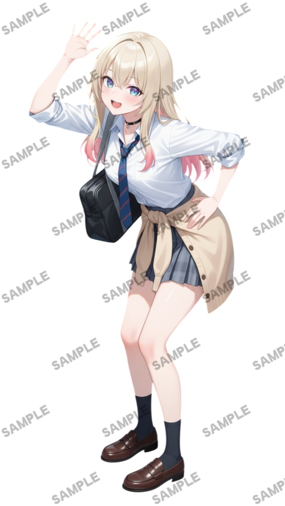 【1点限定 キャラクター】商用OK・表情ポーズ差分6種 立ち絵素材288