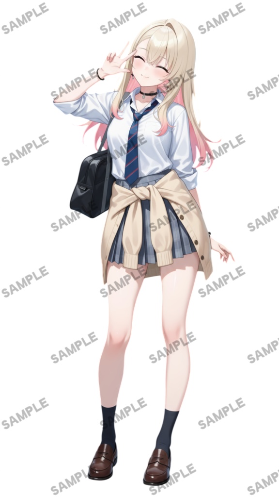 【1点限定 キャラクター】商用OK・表情ポーズ差分6種 立ち絵素材288