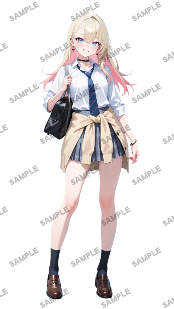 【1点限定 キャラクター】商用OK・表情ポーズ差分6種 立ち絵素材288