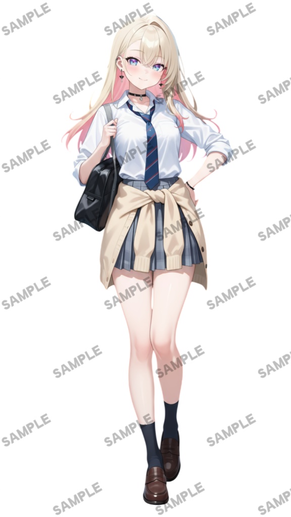 【1点限定 キャラクター】商用OK・表情ポーズ差分6種 立ち絵素材288