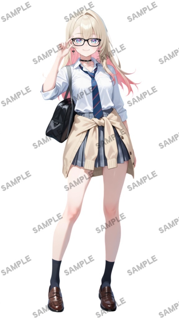 【1点限定 キャラクター】商用OK・表情ポーズ差分6種 立ち絵素材288