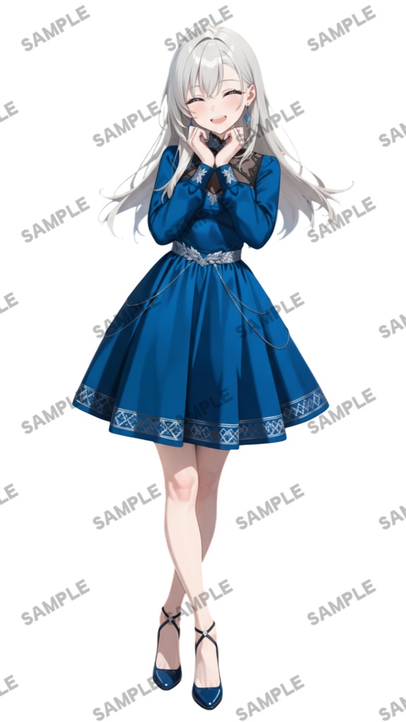 【1点限定 キャラクター】商用OK・表情ポーズ差分6種 立ち絵素材289