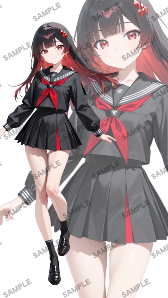 【1点限定 キャラクター】商用OK・表情ポーズ差分6種 立ち絵素材290