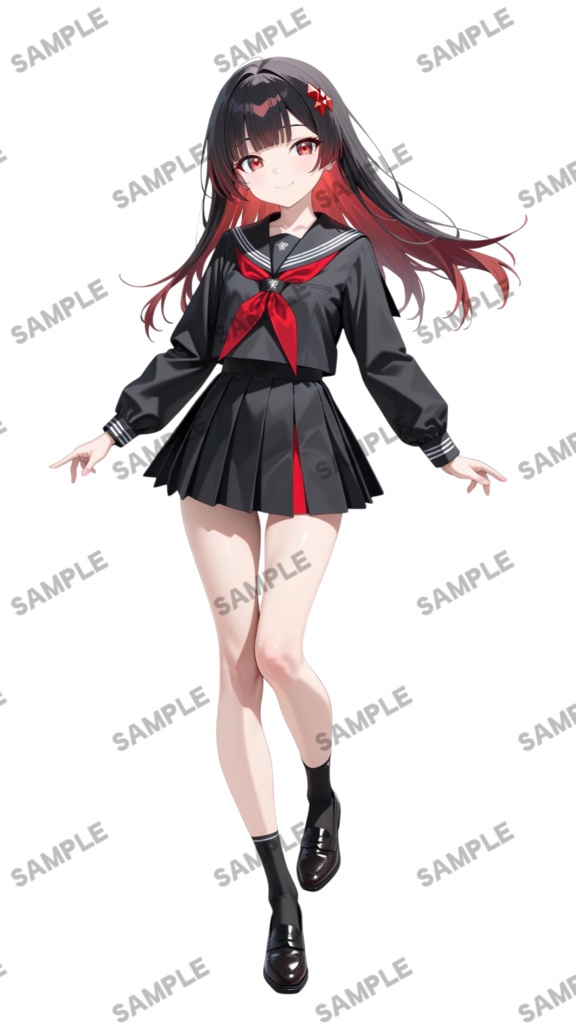 【1点限定 キャラクター】商用OK・表情ポーズ差分6種 立ち絵素材290