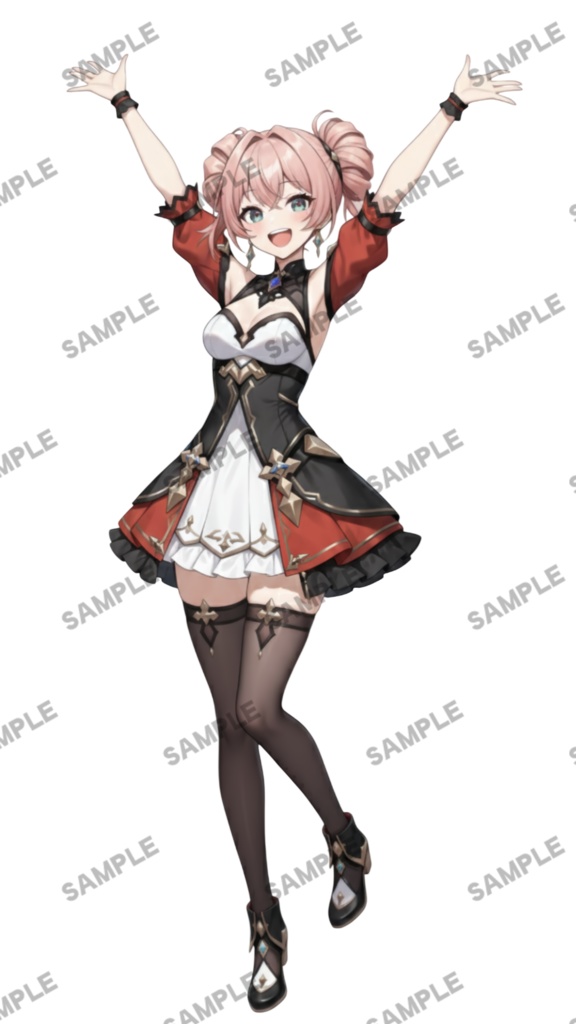 【1点限定 キャラクター】商用OK・表情ポーズ差分6種 立ち絵素材291