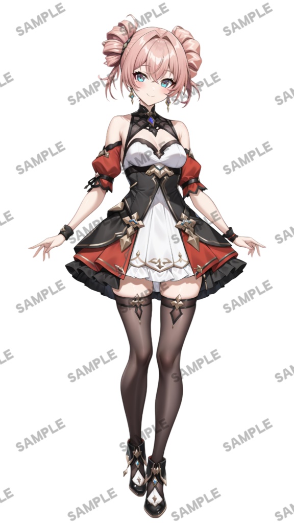 【1点限定 キャラクター】商用OK・表情ポーズ差分6種 立ち絵素材291