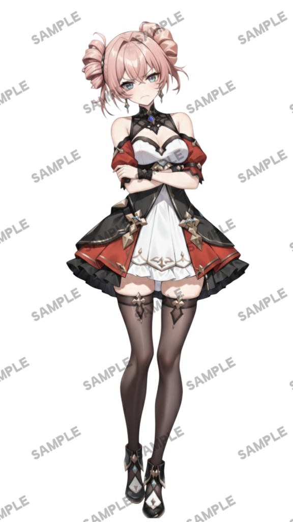 【1点限定 キャラクター】商用OK・表情ポーズ差分6種 立ち絵素材291