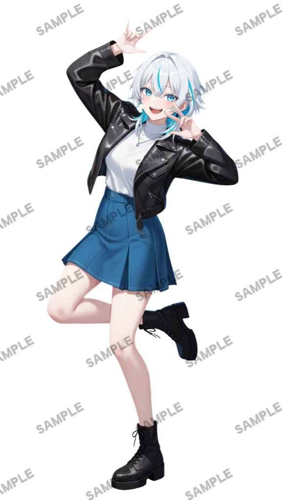 【1点限定 キャラクター】商用OK・表情ポーズ差分6種 立ち絵素材292