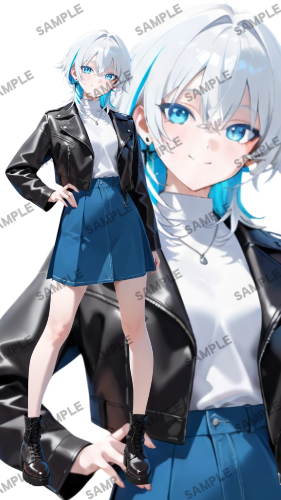 【1点限定 キャラクター】商用OK・表情ポーズ差分6種　立ち絵素材292