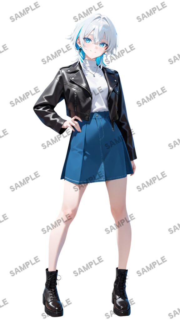 【1点限定 キャラクター】商用OK・表情ポーズ差分6種 立ち絵素材292