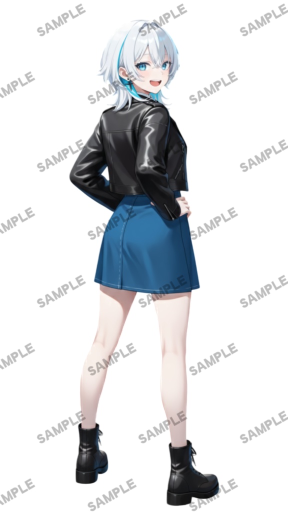 【1点限定 キャラクター】商用OK・表情ポーズ差分6種 立ち絵素材292