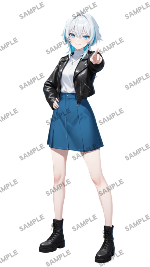 【1点限定 キャラクター】商用OK・表情ポーズ差分6種 立ち絵素材292