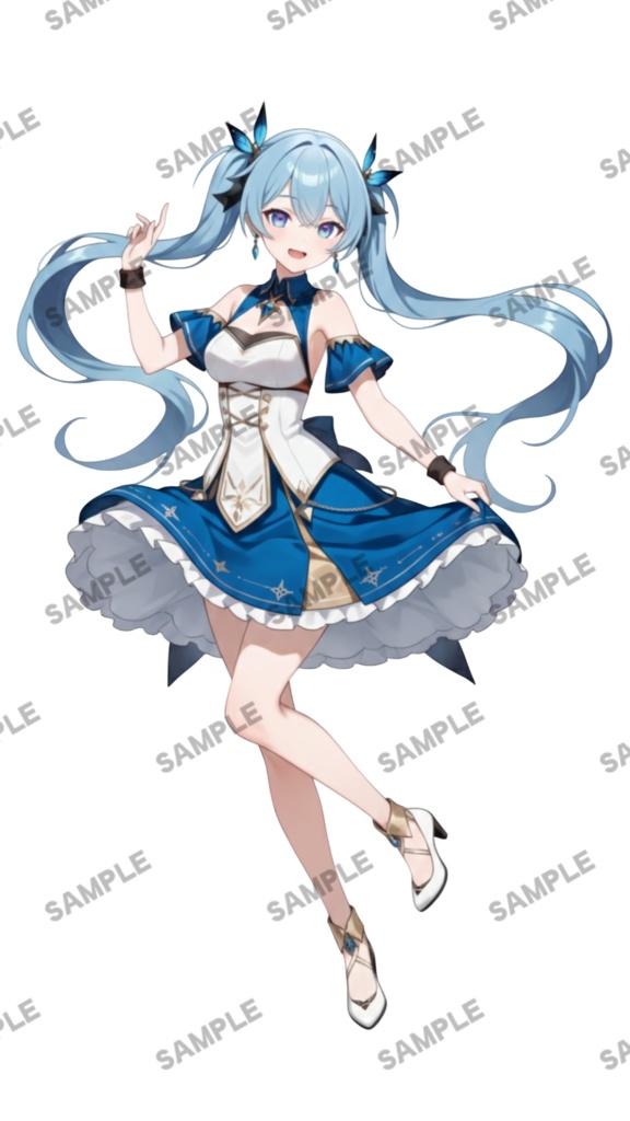 【1点限定 キャラクター】商用OK・表情ポーズ差分6種 立ち絵素材293