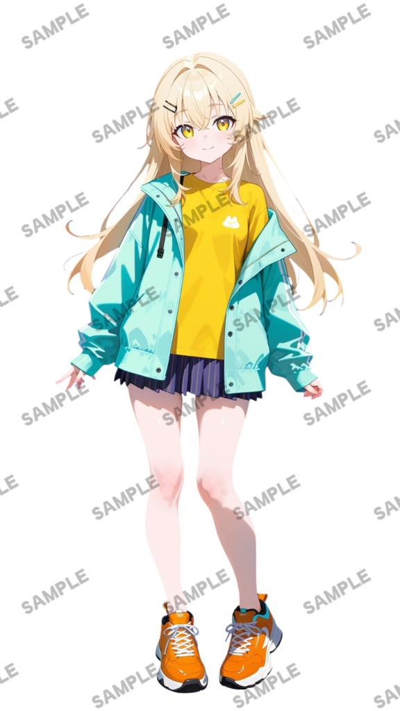 【1点限定 キャラクター】商用OK・表情ポーズ差分6種 立ち絵素材295