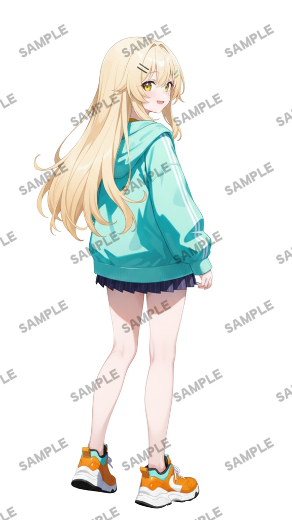 【1点限定 キャラクター】商用OK・表情ポーズ差分6種 立ち絵素材295