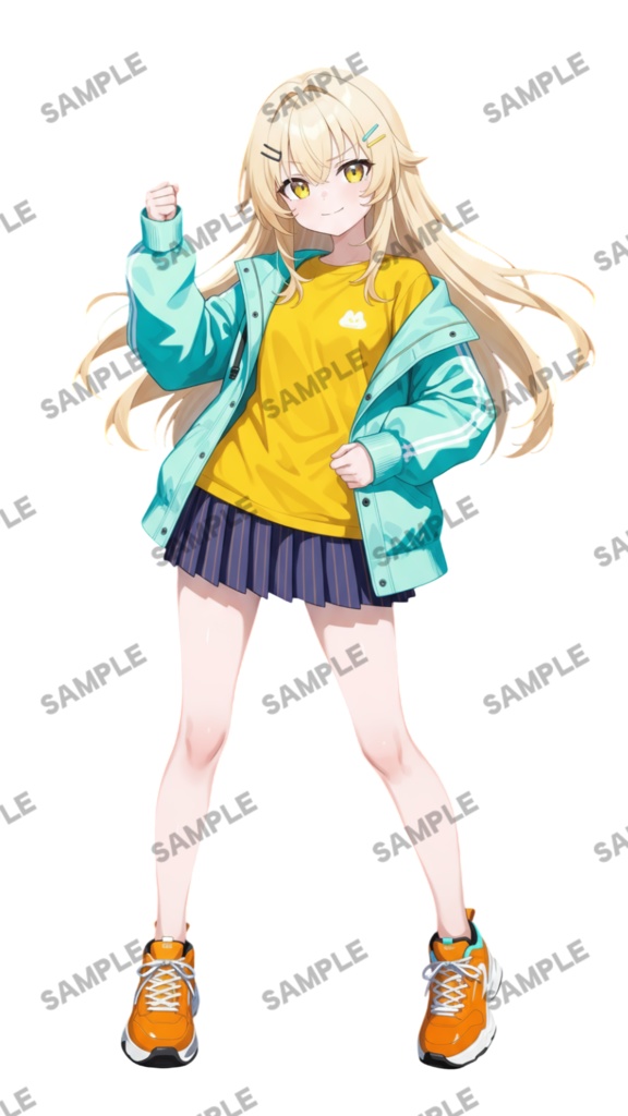 【1点限定 キャラクター】商用OK・表情ポーズ差分6種 立ち絵素材295