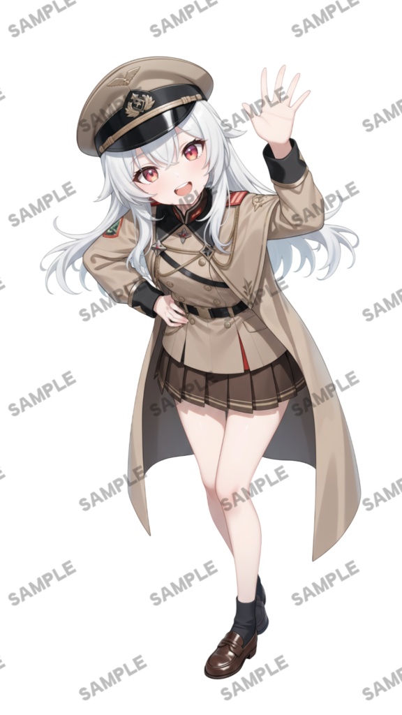 【1点限定 キャラクター】商用OK・表情ポーズ差分6種 立ち絵素材296