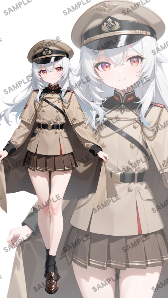 【1点限定 キャラクター】商用OK・表情ポーズ差分6種 立ち絵素材296