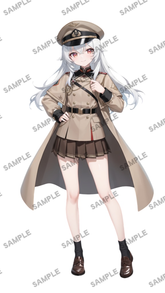 【1点限定 キャラクター】商用OK・表情ポーズ差分6種 立ち絵素材296