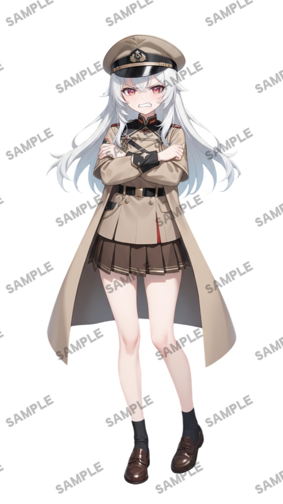 【1点限定 キャラクター】商用OK・表情ポーズ差分6種 立ち絵素材296