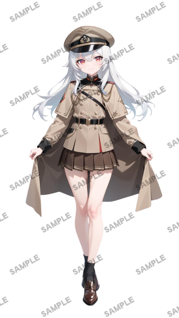 【1点限定 キャラクター】商用OK・表情ポーズ差分6種 立ち絵素材296