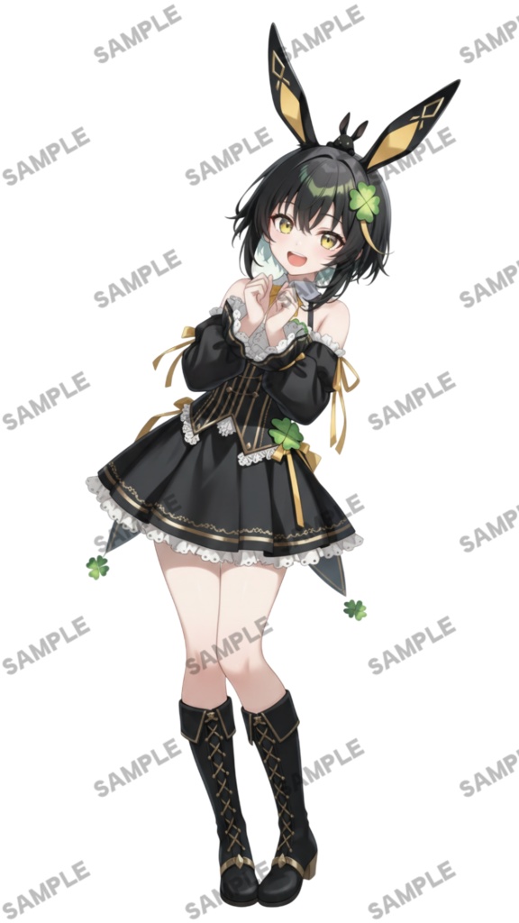 【1点限定 キャラクター】商用OK・表情ポーズ差分6種 立ち絵素材297