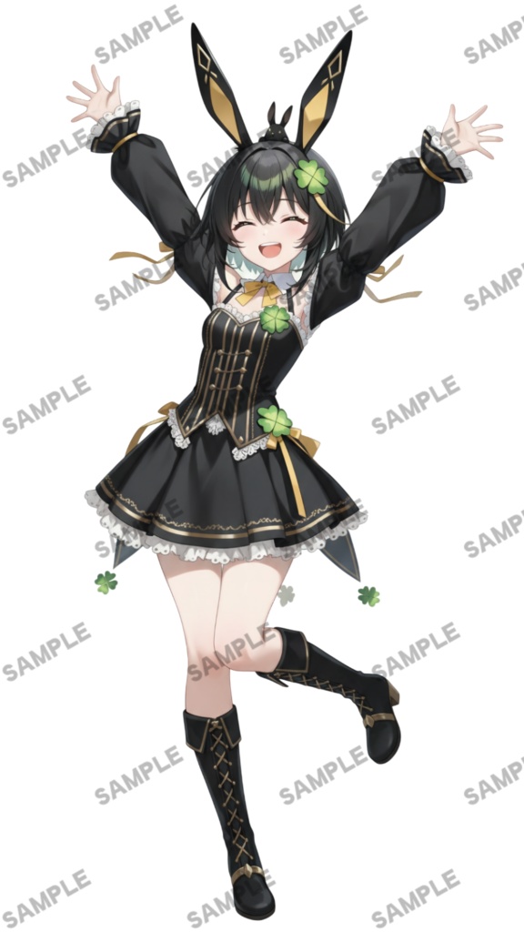 【1点限定 キャラクター】商用OK・表情ポーズ差分6種 立ち絵素材297