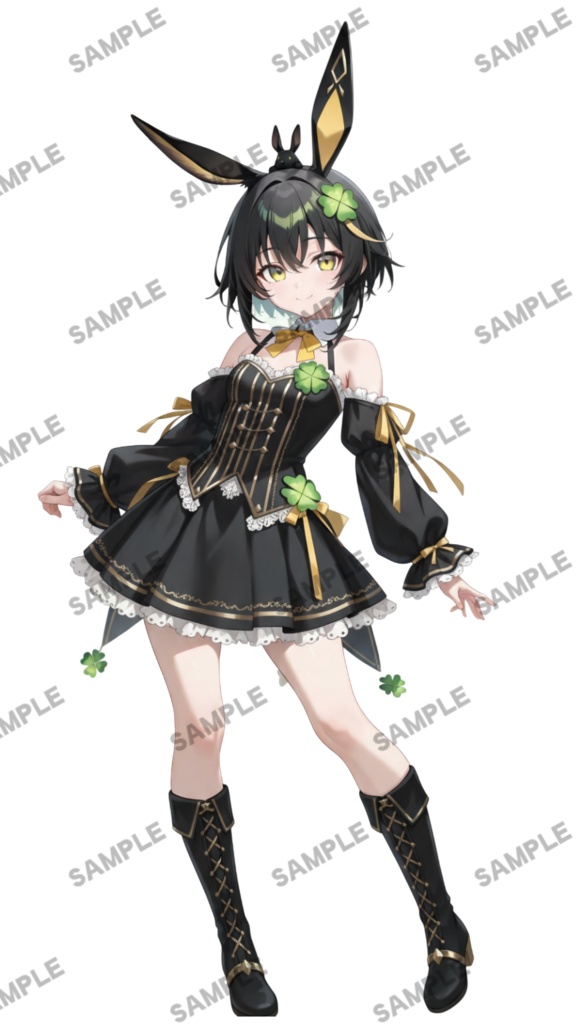 【1点限定 キャラクター】商用OK・表情ポーズ差分6種 立ち絵素材297