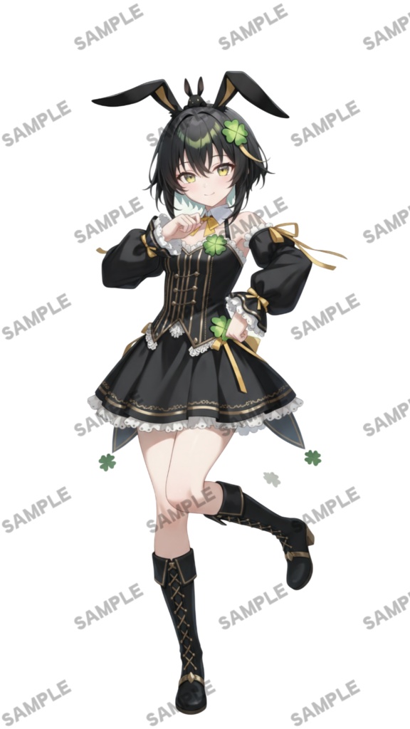 【1点限定 キャラクター】商用OK・表情ポーズ差分6種 立ち絵素材297