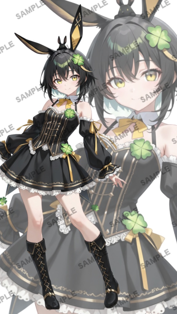 【1点限定 キャラクター】商用OK・表情ポーズ差分6種　立ち絵素材297