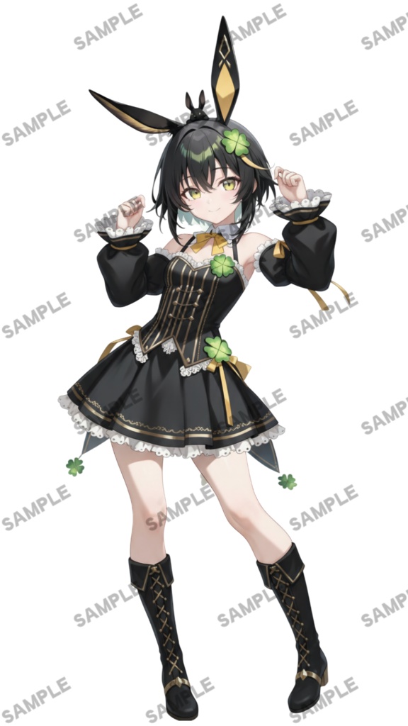 【1点限定 キャラクター】商用OK・表情ポーズ差分6種 立ち絵素材297