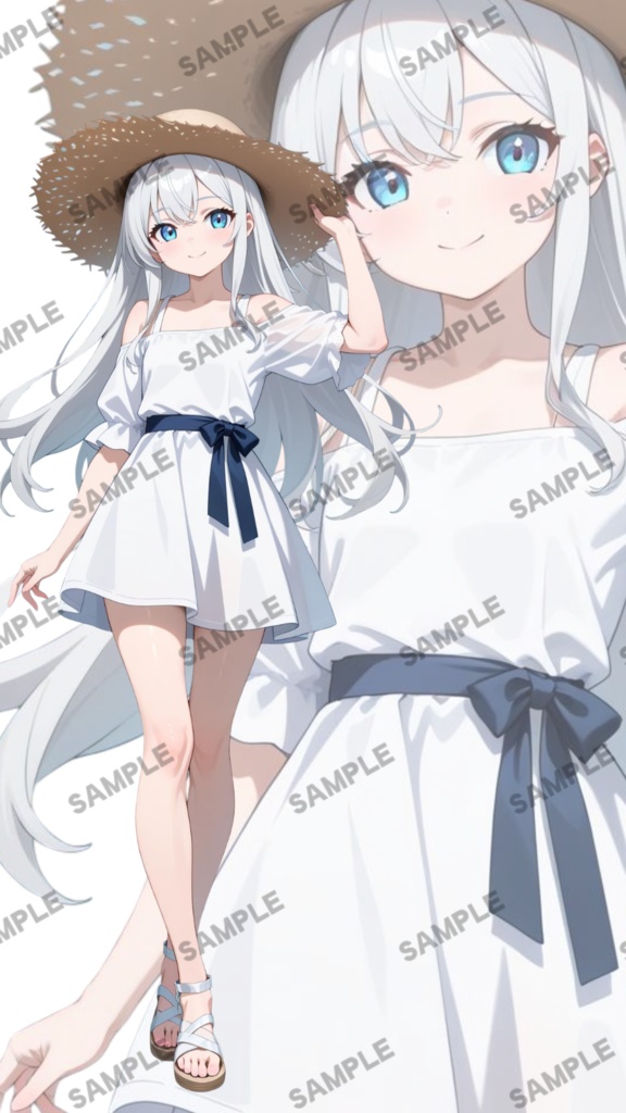 【1点限定 キャラクター】商用OK・表情ポーズ差分6種　立ち絵素材299