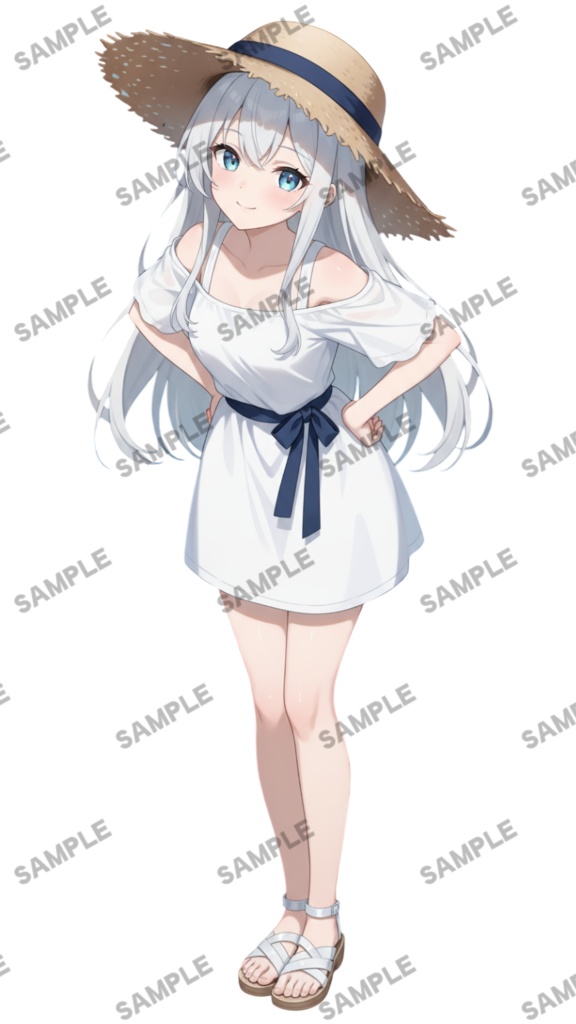 【1点限定 キャラクター】商用OK・表情ポーズ差分6種 立ち絵素材299