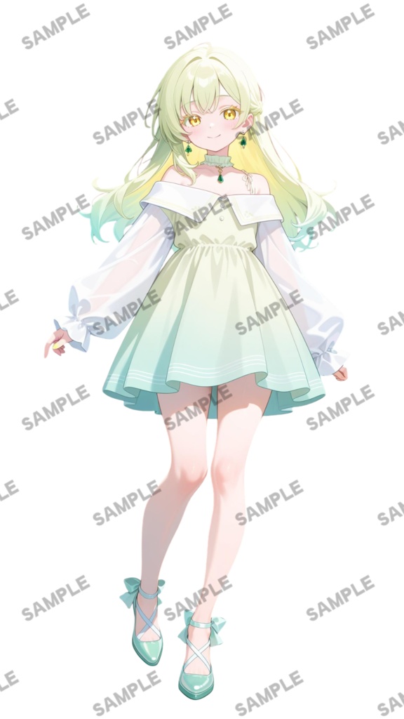 【1点限定 キャラクター】商用OK・表情ポーズ差分6種 立ち絵素材300