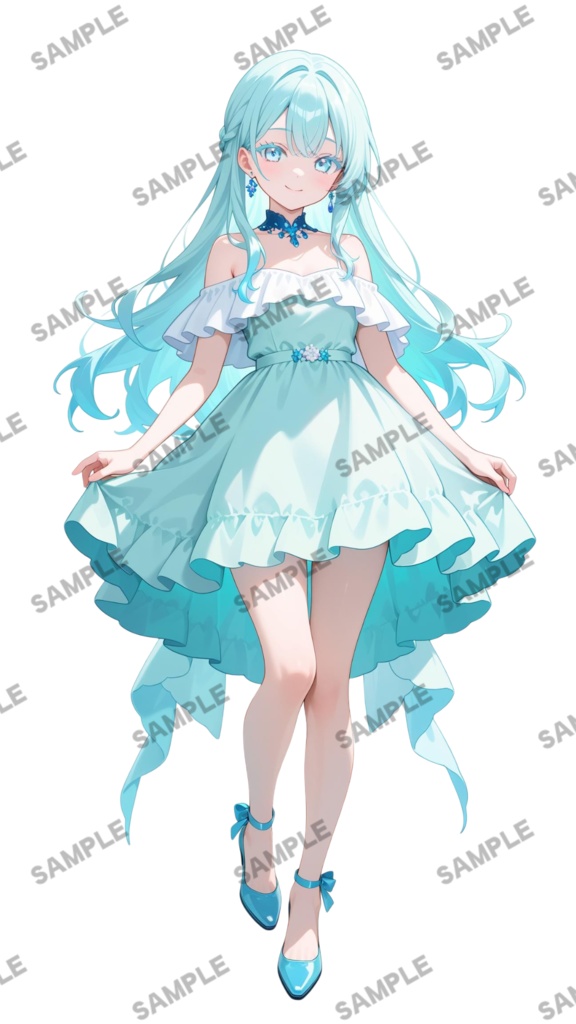 【1点限定 キャラクター】商用OK・表情ポーズ差分6種 立ち絵素材301