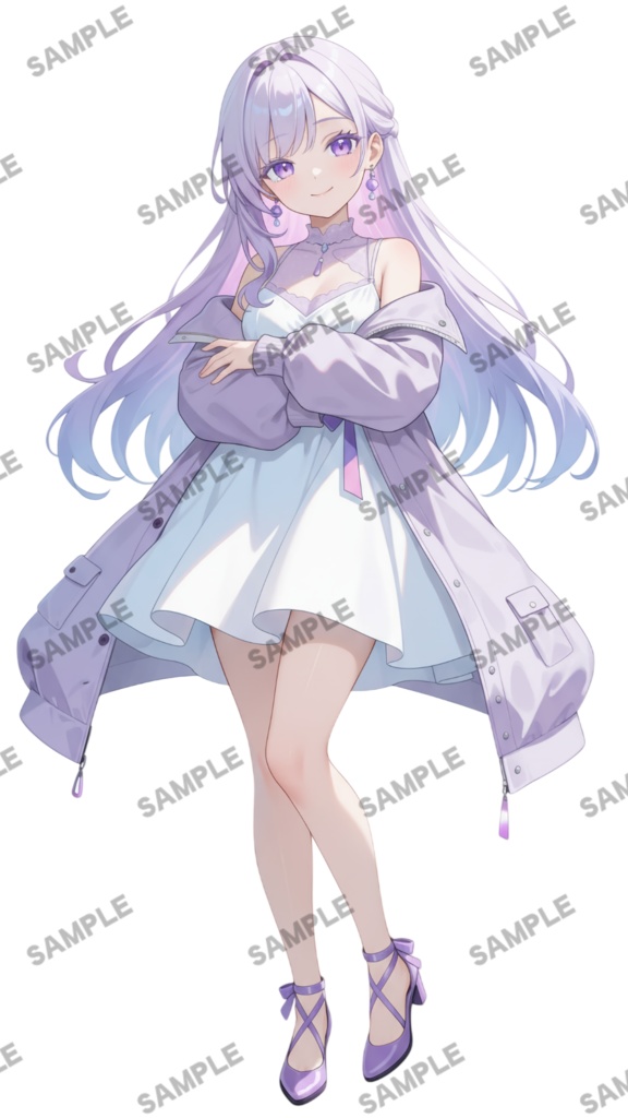 【1点限定 キャラクター】商用OK・表情ポーズ差分6種 立ち絵素材302