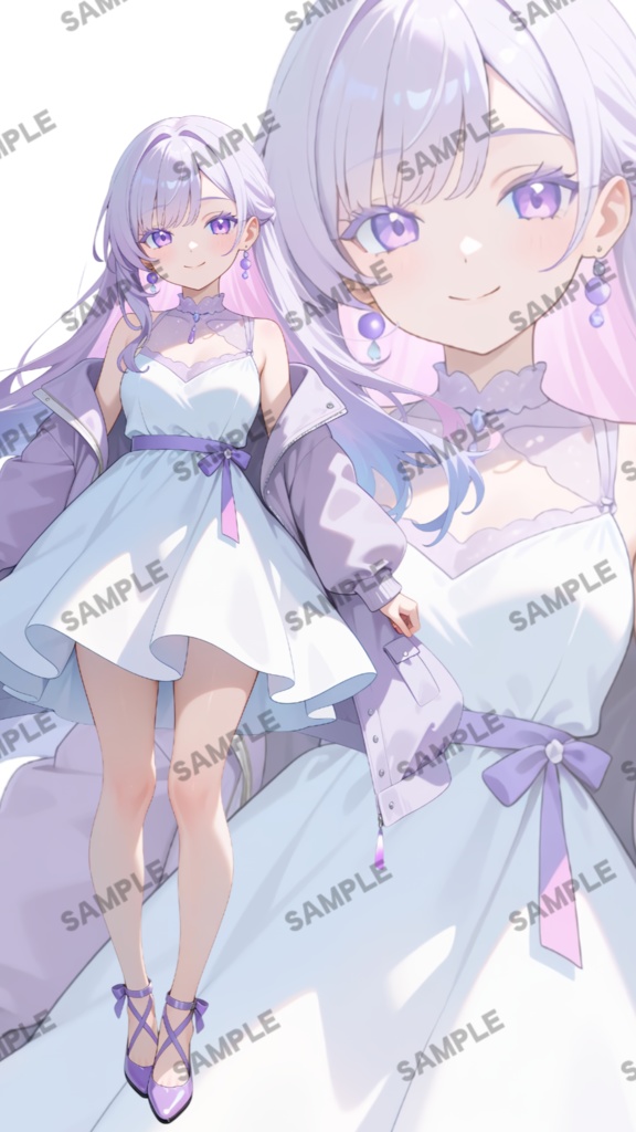 【1点限定 キャラクター】商用OK・表情ポーズ差分6種　立ち絵素材302