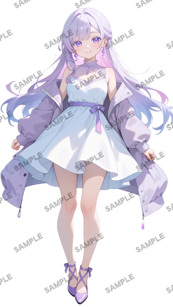 【1点限定 キャラクター】商用OK・表情ポーズ差分6種 立ち絵素材302