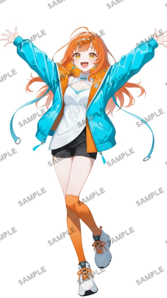 【1点限定 キャラクター】商用OK・表情ポーズ差分6種 立ち絵素材303