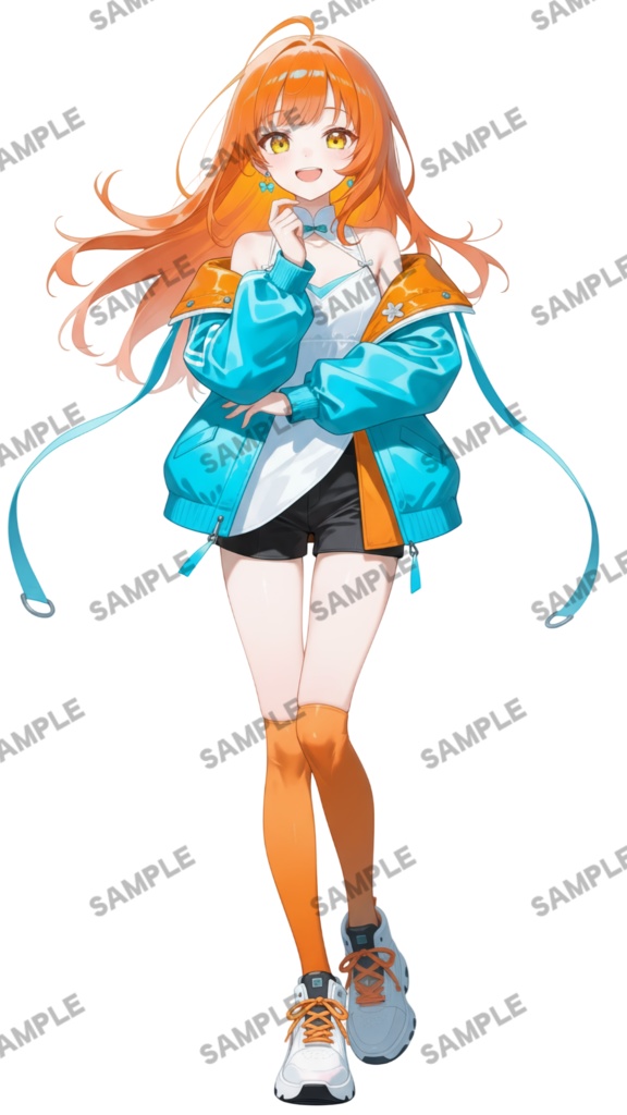 【1点限定 キャラクター】商用OK・表情ポーズ差分6種 立ち絵素材303