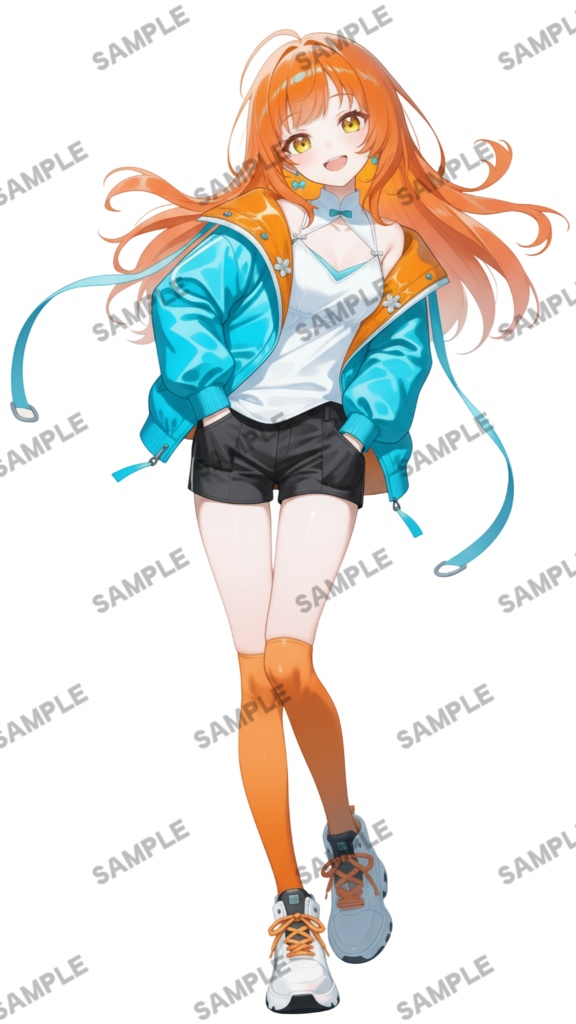 【1点限定 キャラクター】商用OK・表情ポーズ差分6種 立ち絵素材303